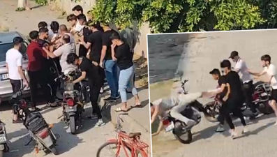 Tartışma meydan savaşına dönüştü: 17 kişi birbirine girdi