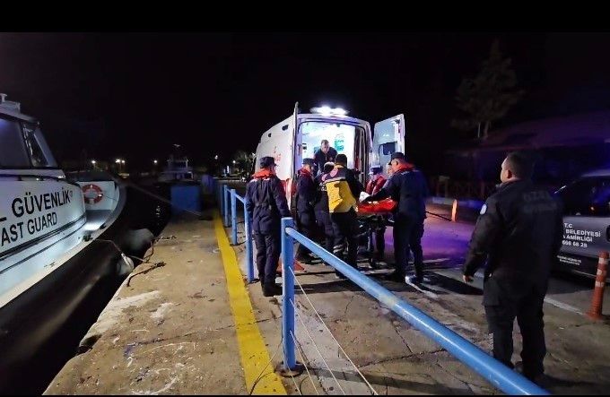 Gökçeada’da rahatsızlanan vatandaş için Sahil Güvenlik operasyonu