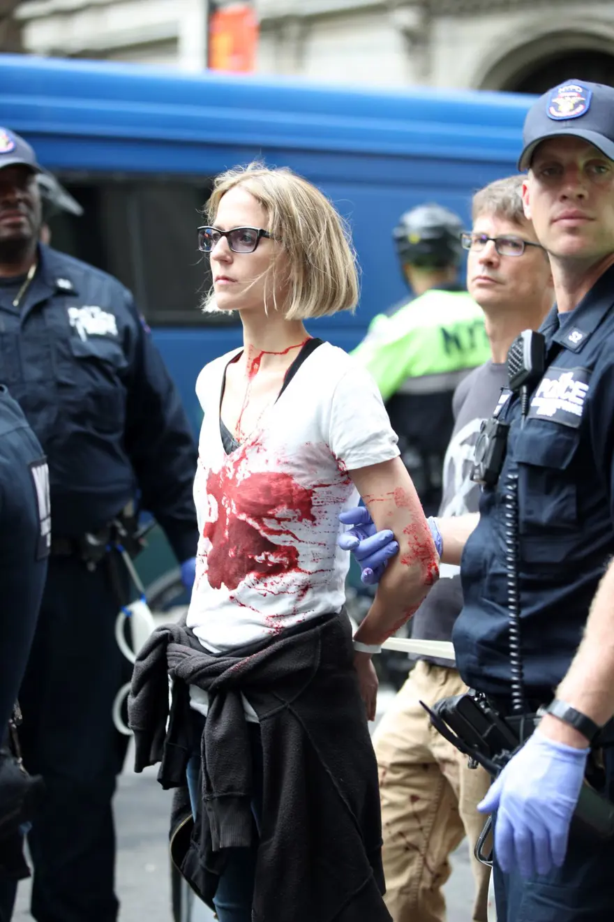 New York'ta iklim değişikliği protestosu: 85 gözaltı 15