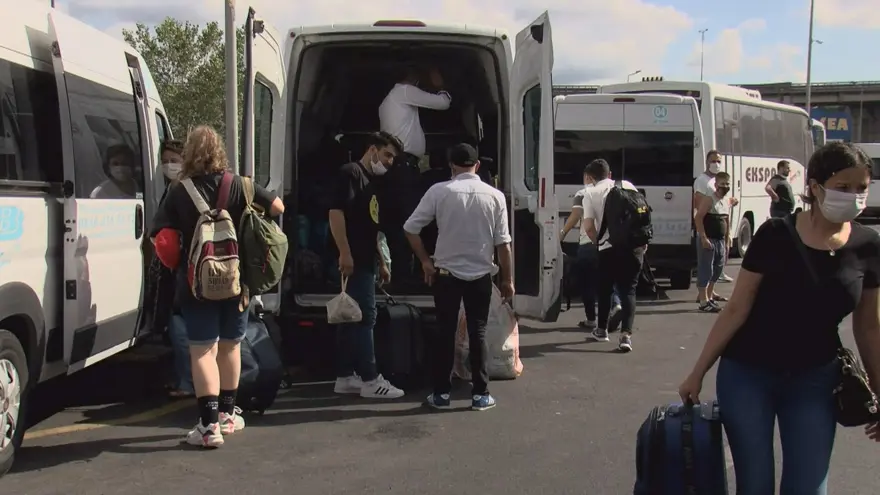 Bayram dönüşü trafik yoğunluğu 31