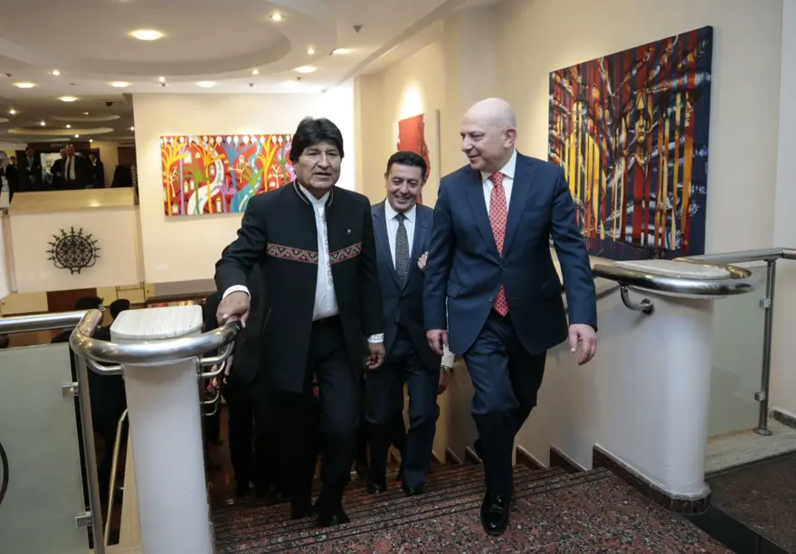 Bolivya lideri Morales Ankara'da 