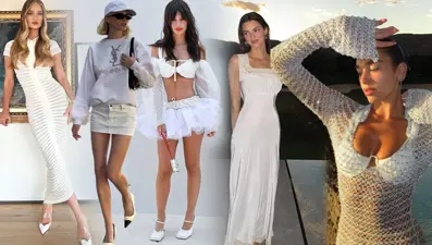 Yaz ruhunu yansıtan kombinler: Beyaz başrolde