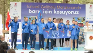 Turkcell Gelibolu Maratonu'nda binlerce kişi "Barış için" koştu