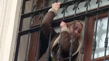 FEMEN üyelerinin gidişi de olaylı oldu