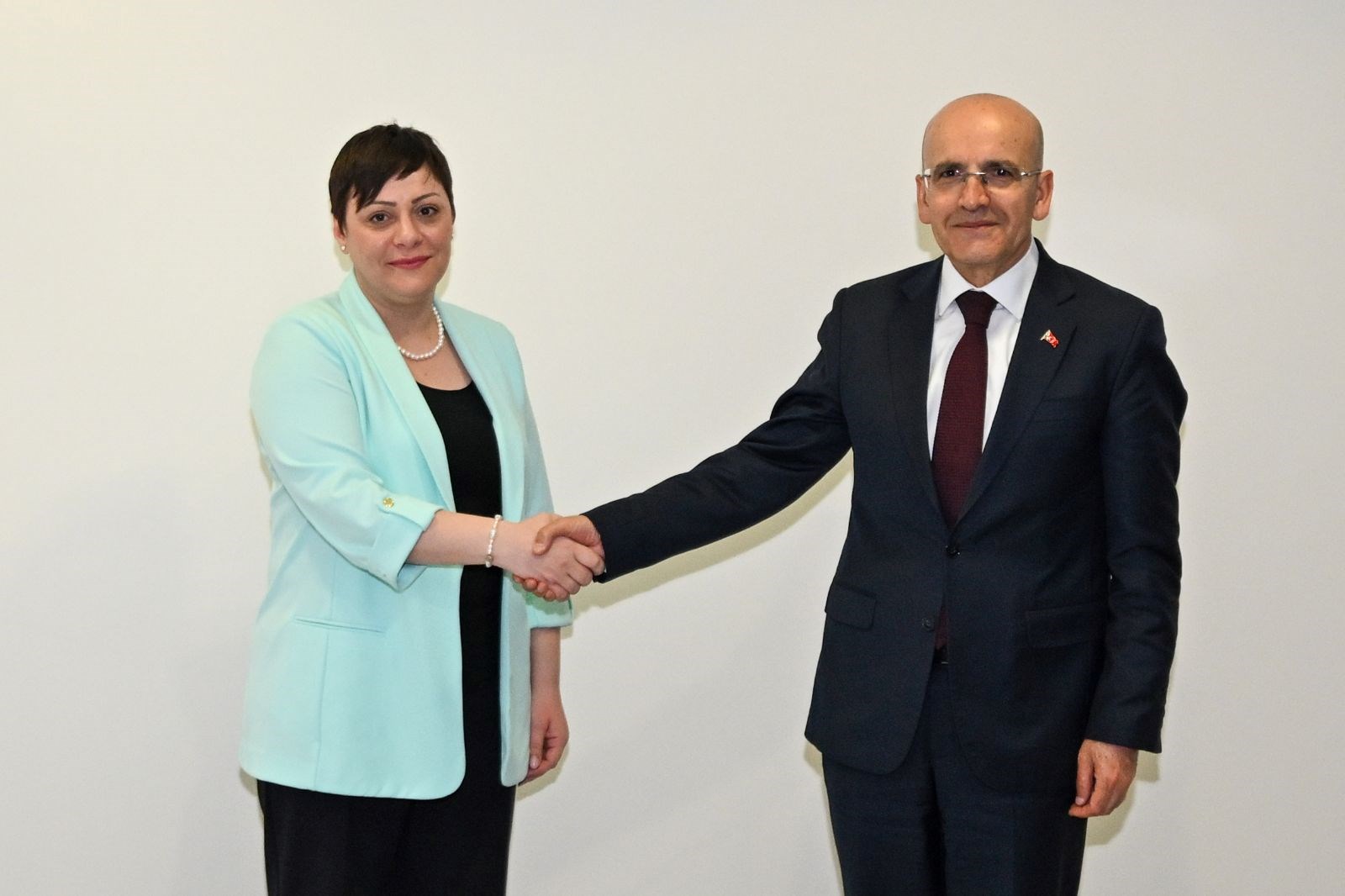 Bakan Şimşek, Kuzey Makedonya Maliye Bakanı ile görüştü
