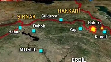 Türk savaş uçakları PKK kampını bombaladı