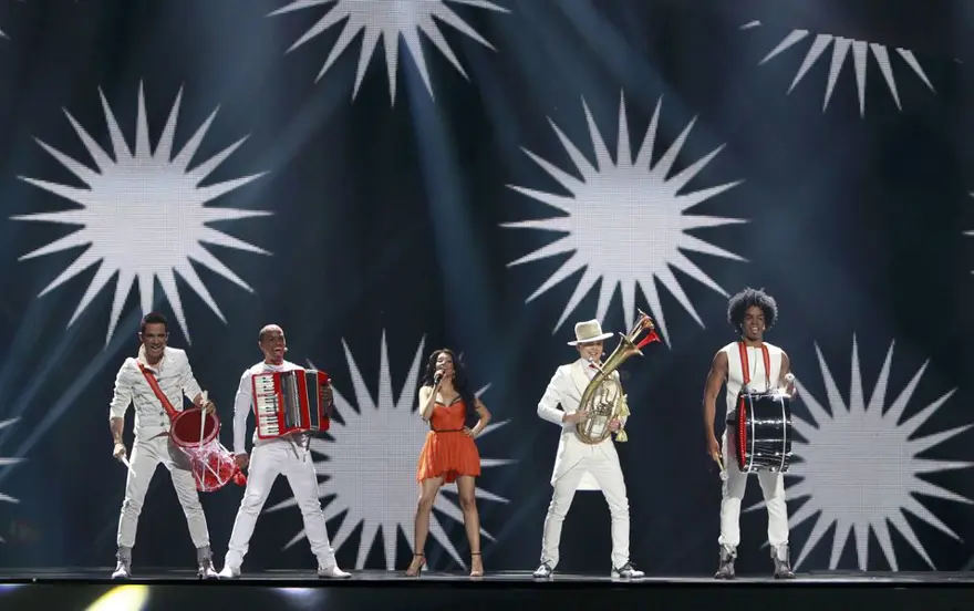 Eurovision final gecesinden kareler 56