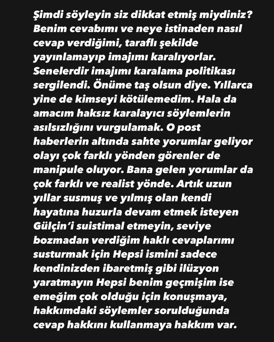Yasemin Yürük'ten Gülçin Ergül'e Hepsi tepkisi: Bu egoyla hiçbir şey olmaz 6