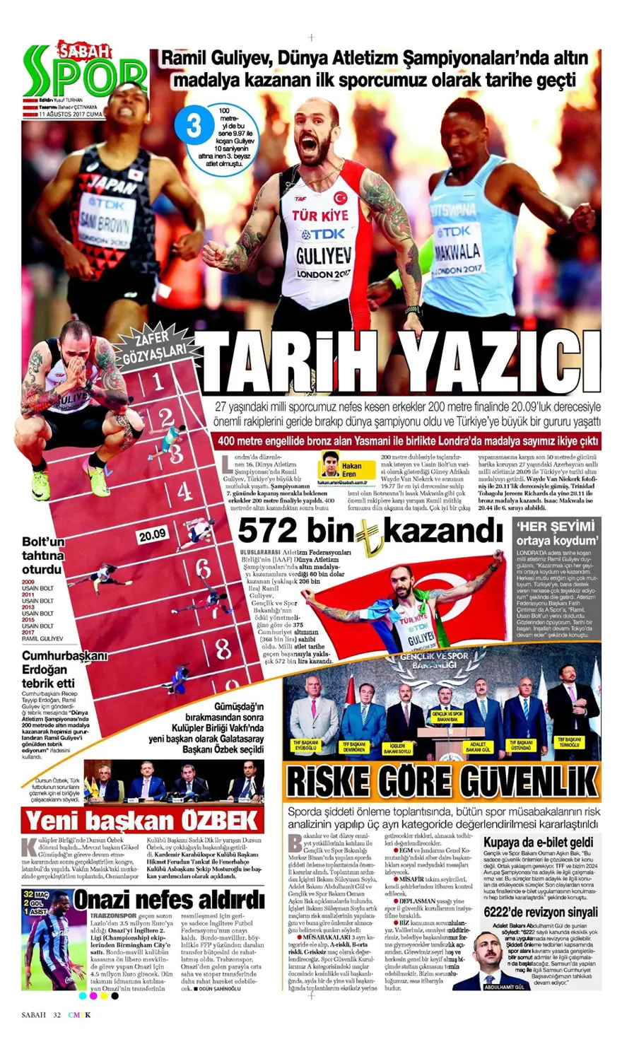 Günün spor gazeteleri (Transfer haberleri - 11 Ağustos 2017) 11 Günün spor gazeteleri (Transfer haberleri - 11 Ağustos 2017) 11