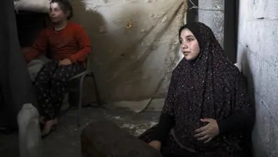 Gazze'de hamilelerin düşük riski artıyor