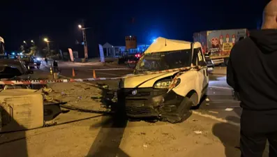 Çatalca’da feci kaza: 1 ölü, 3 yaralı