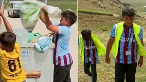 Yayladaki çöpleri tek tek topladı: Mete ve Görkem çevre müfettişi oldu