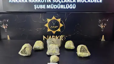 Ankara’da 3 kilogramdan fazla esrar ele geçirildi