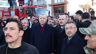 Cumhurbaşkanı Erdoğan'dan deprem bölgesine ziyaret