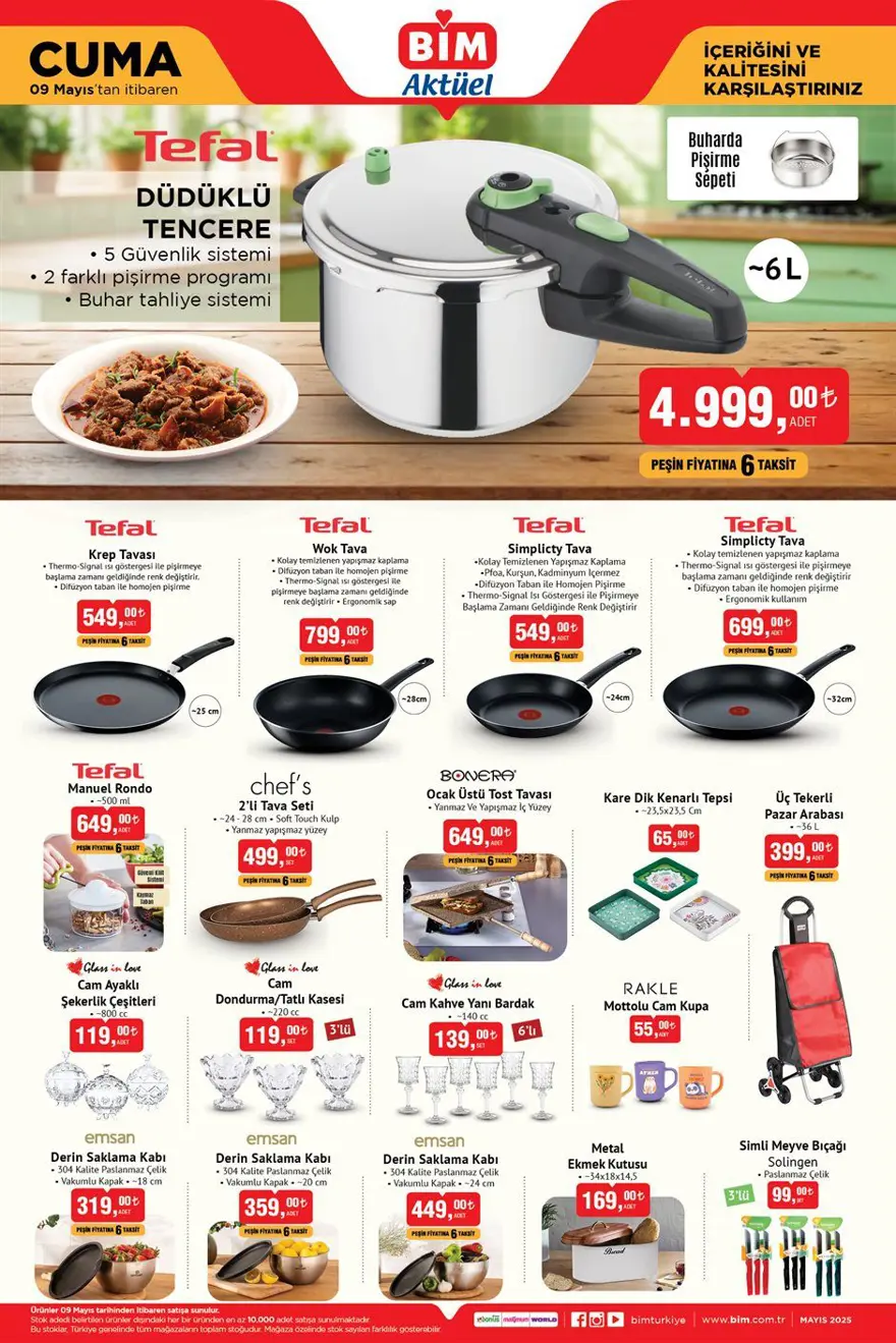 Bugün satışta! BİM 9 Mayıs cuma aktüel kataloğu 2025: Fırın, kahve makinesi, şarjlı mop, motosiklet satışa çıktı 4
