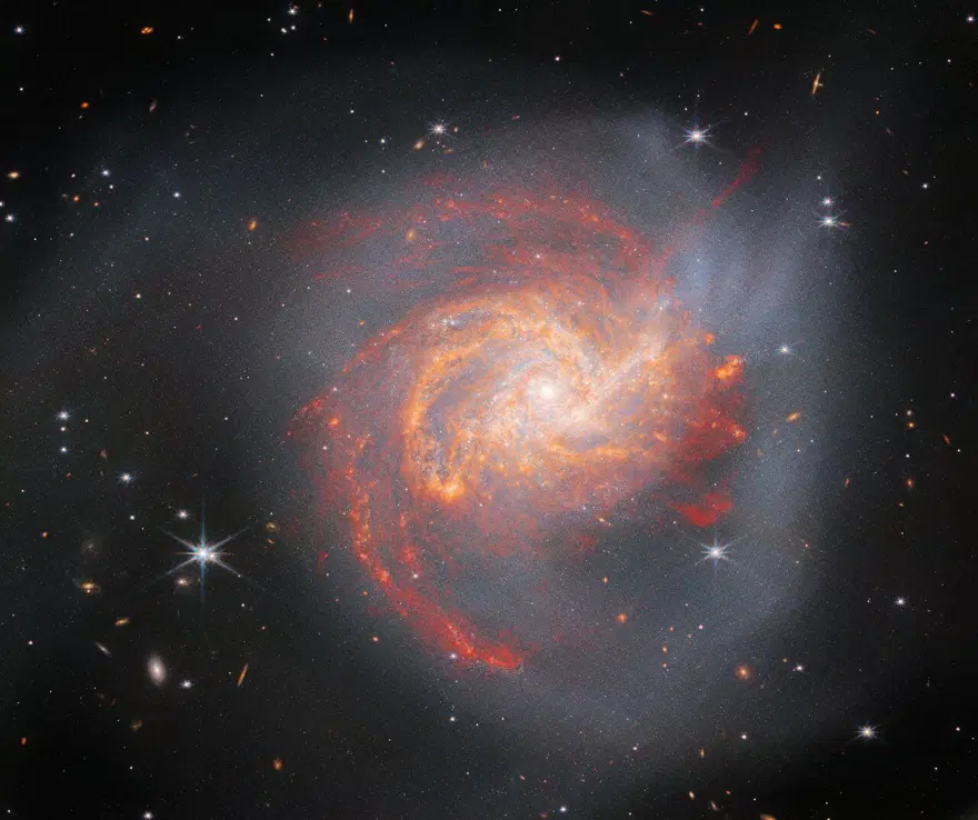 James Webb Teleskobu, Messier 51'in görüntülerini paylaştı: Evrende yeni keşiflere yol açacak 4