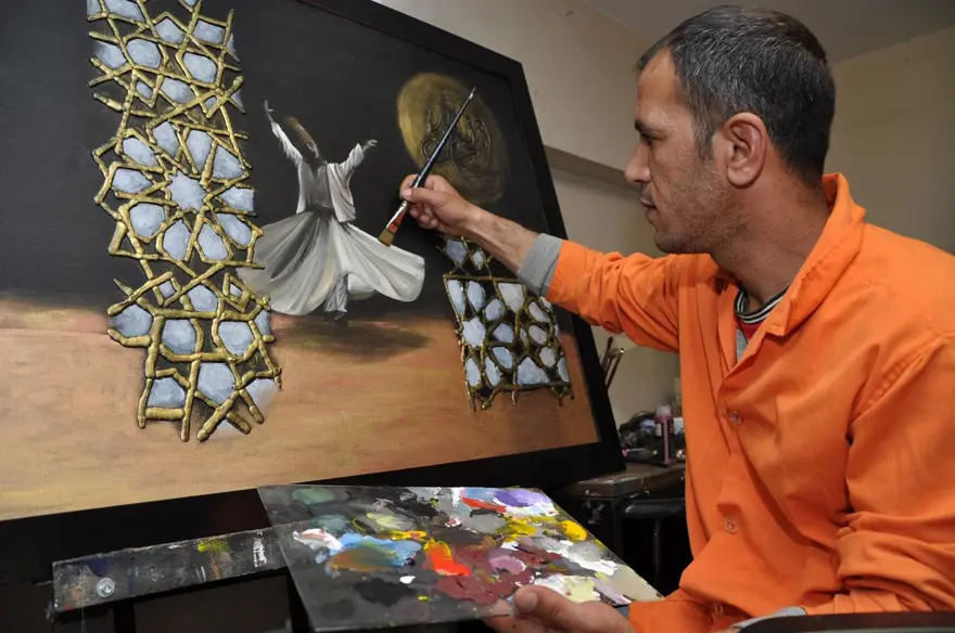 Kozalaklardan sanat eserine 9