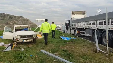 Manisa'da katliam gibi kaza: 3 ölü, 3 yaralı