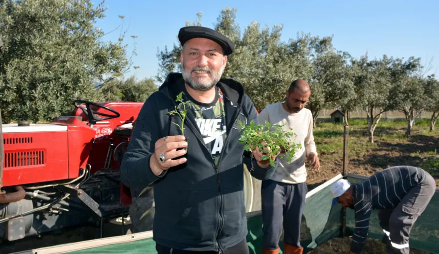Hüsnü Şenlendirici çiftliğinde köy hayatı yaşıyor 
