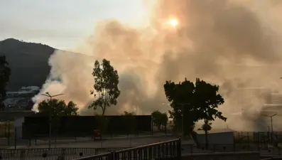 İzmir yeni güne yangınla uyandı