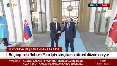 Cumhurbaşkanı Erdoğan, Slovakya Başbakanı Fico ile bir araya geldi