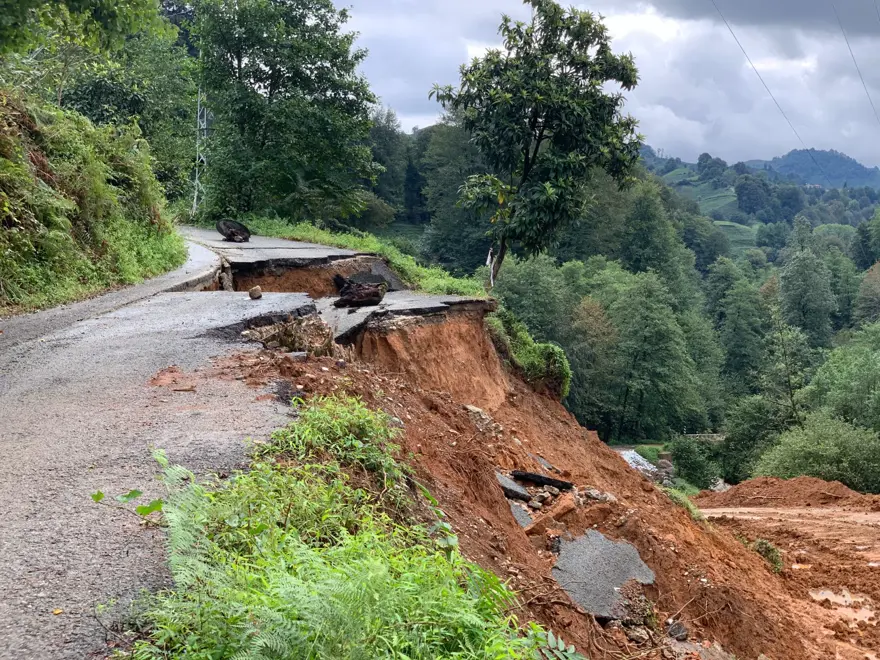 Rize'yi sel vurdu: Vatandaşlar yaş çaylarını kurtarmaya çalıştı 1