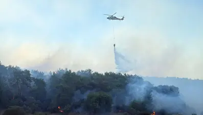 Muğla'daki orman yangınına müdahale sürüyor