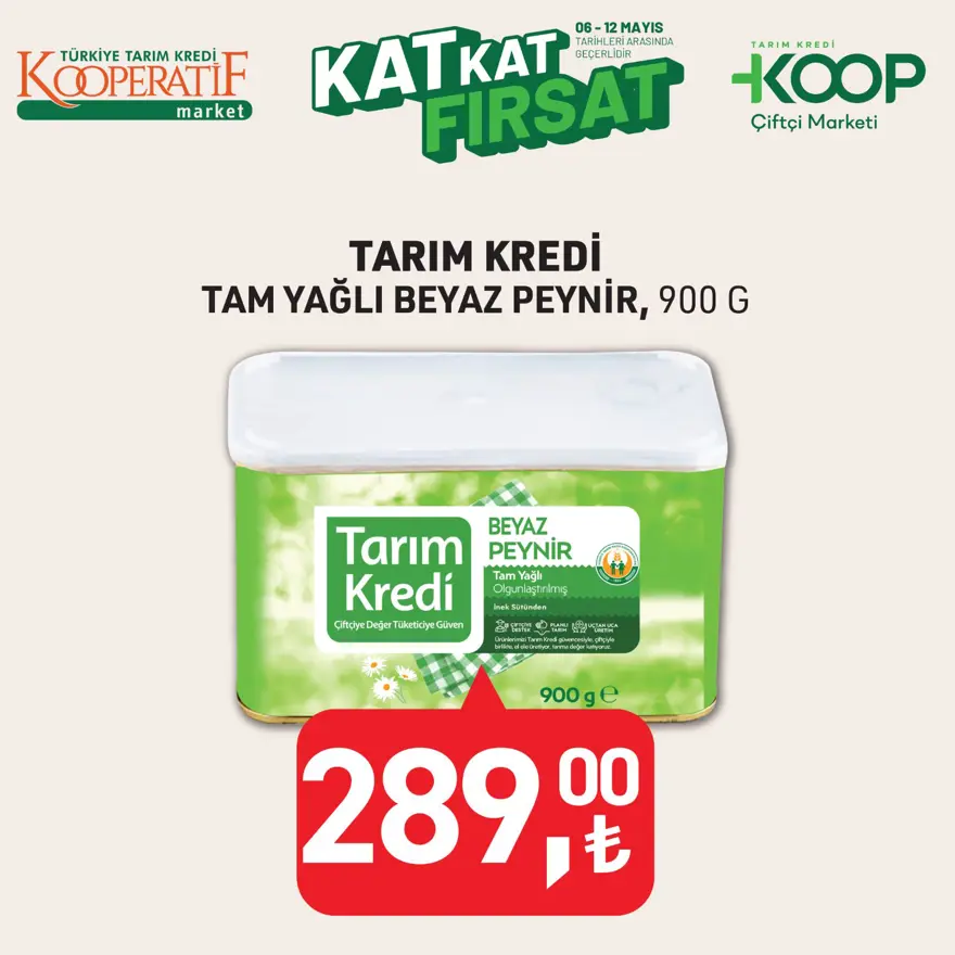 Tarım Kredi Kooperatif marketleri 9-12 Mayıs indirim listesi: Süt ürünleri, temizlik malzemeleri,yağ çeşitleri geliyor 8
