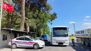Kırklareli'nde trafik denetimi: 233 sürücüye ceza