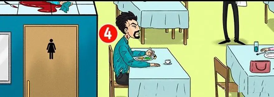 Göründüğünden daha aldatıcı 7 bulmaca (Katil kim?) 7