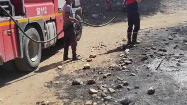 Bingöl’de çıkan yangın söndürüldü