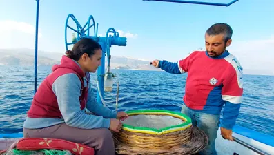 9 yıllık evli çift geçimini balıkçılıkla sağlıyor: Sadece iş değil, yaşam tarzımız oldu