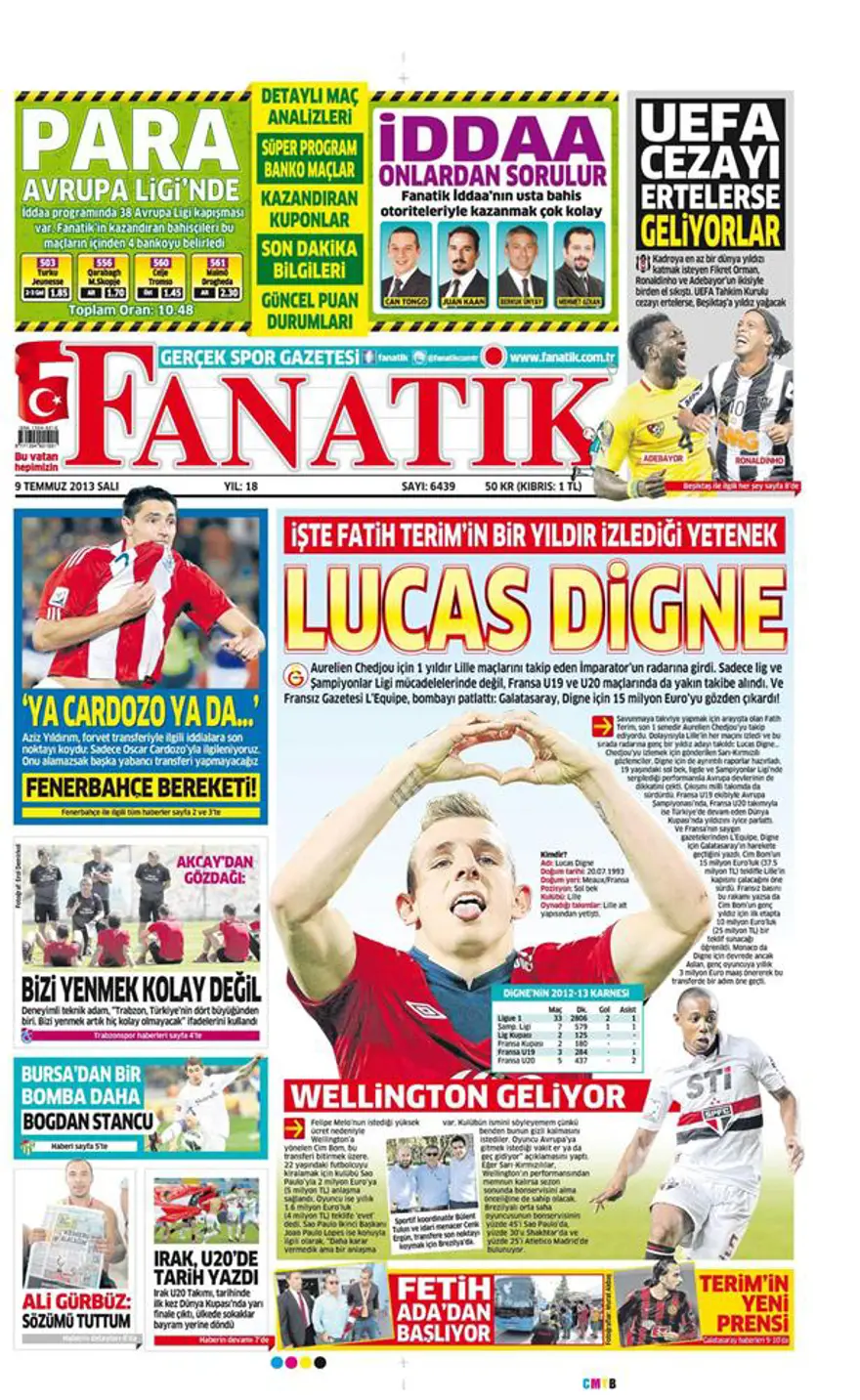 9 Temmuz 2013 gazete manşetleri 4