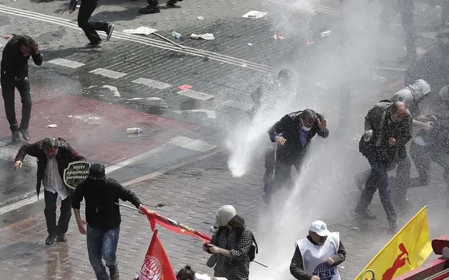 Beşiktaş'ta polis müdahalesi 