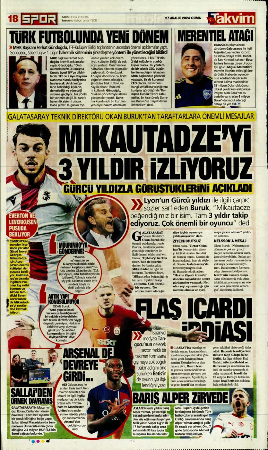 "Mourinho'dan Rashford'a davet" (27 Aralık 2024 spor manşetleri) 10