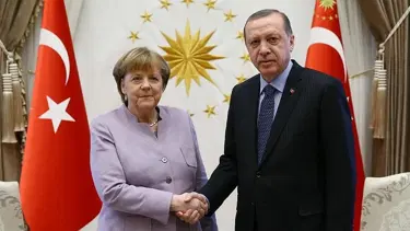 SON DAKİKA: Cumhurbaşkanı Erdoğan, Merkel'le görüştü