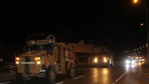 Suriye sınırına askeri sevkiyat