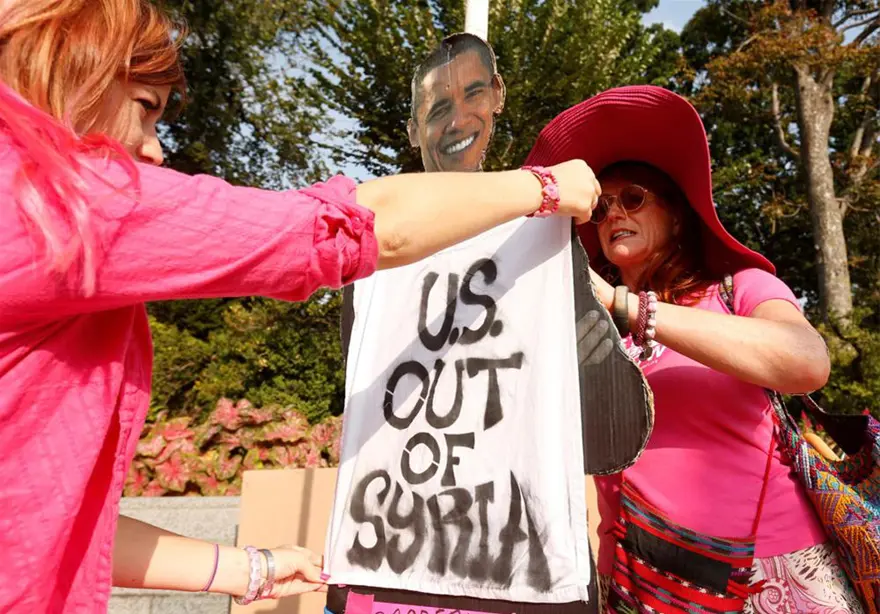 ABD halkı Suriye'ye müdahaleye karşı 9