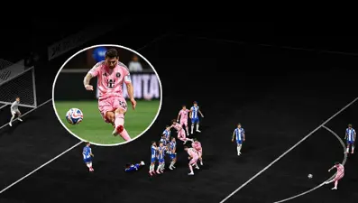 Lionel Messi ve tarihe geçen o an: Geceye damga vuran fotoğraf!