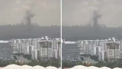 Ankara'da hortum oluştu