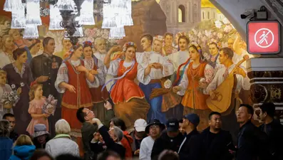 Yerin altındaki sergi salonu: Sanat eserleriyle bezeli metro!