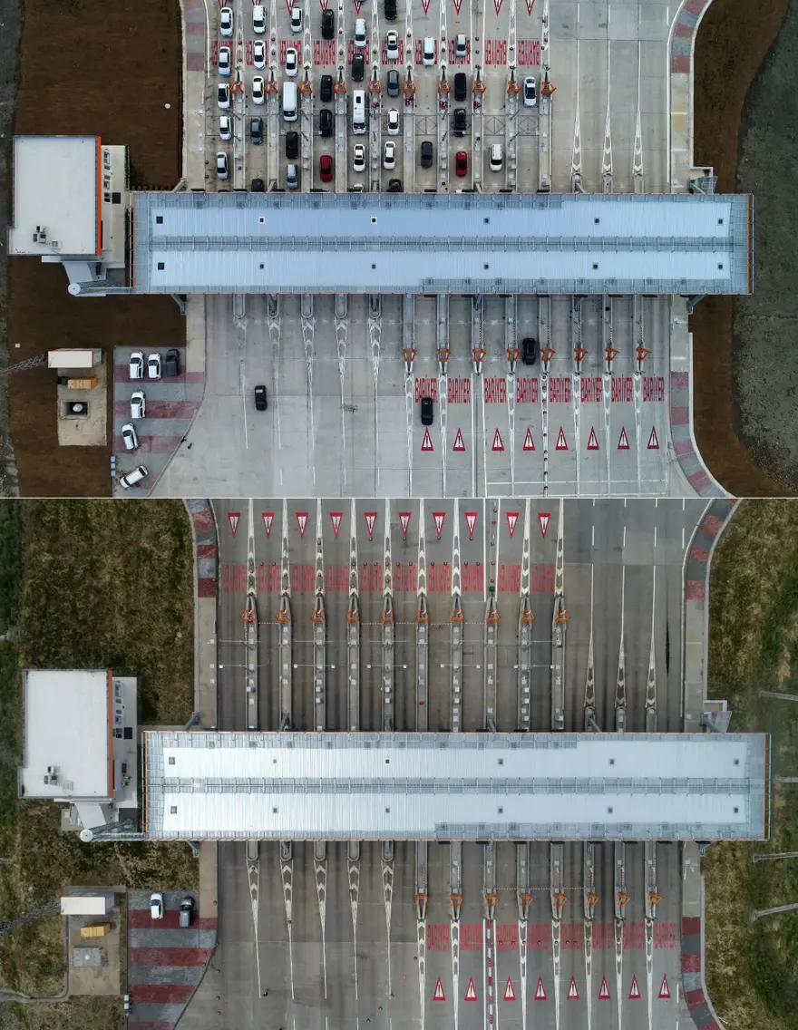 Bayram tatillerinde uzun araç kuyruklarının oluştuğu kara yolları boş kaldı 2