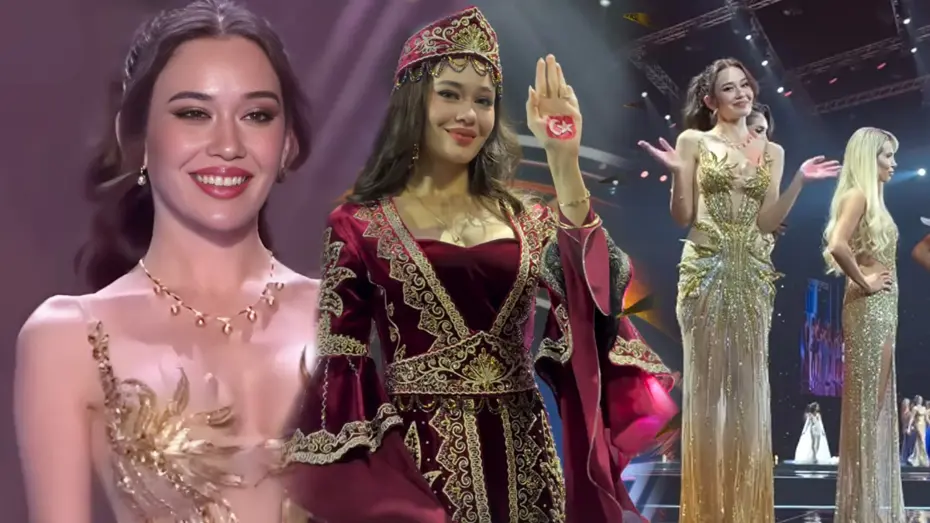 Miss Universe'de yarışan Ceren Arslan paylaştı: Türk bayrağına izin verilmedi