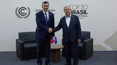 Cevdet Yılmaz, BM Genel Sekreteri Guterres ile görüştü