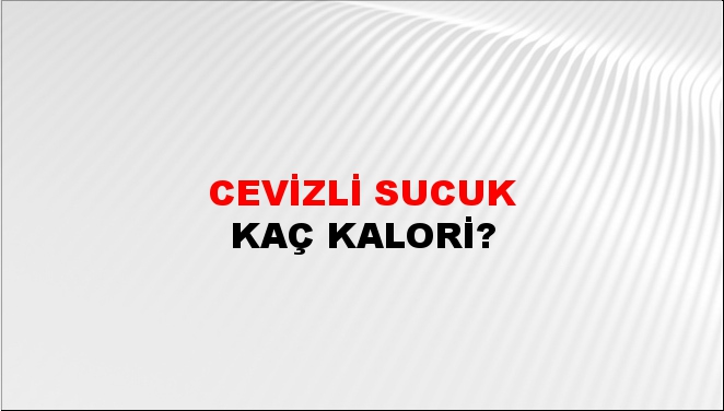 Cevizli Sucuk