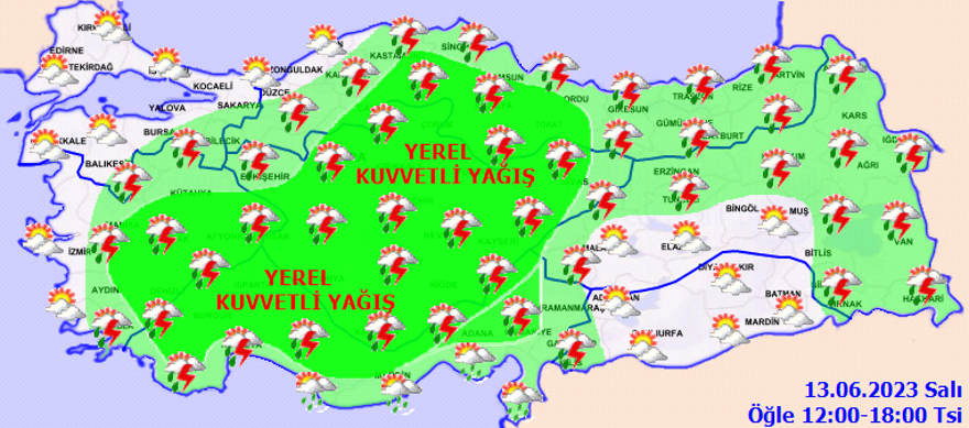Meteoroloji'den 32 il için uyarı (bugün hava nasıl olacak?) 1 Meteoroloji'den 32 il için uyarı (bugün hava nasıl olacak?) 1