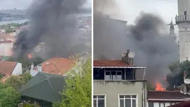 İstanbul'da gecekondu yangını