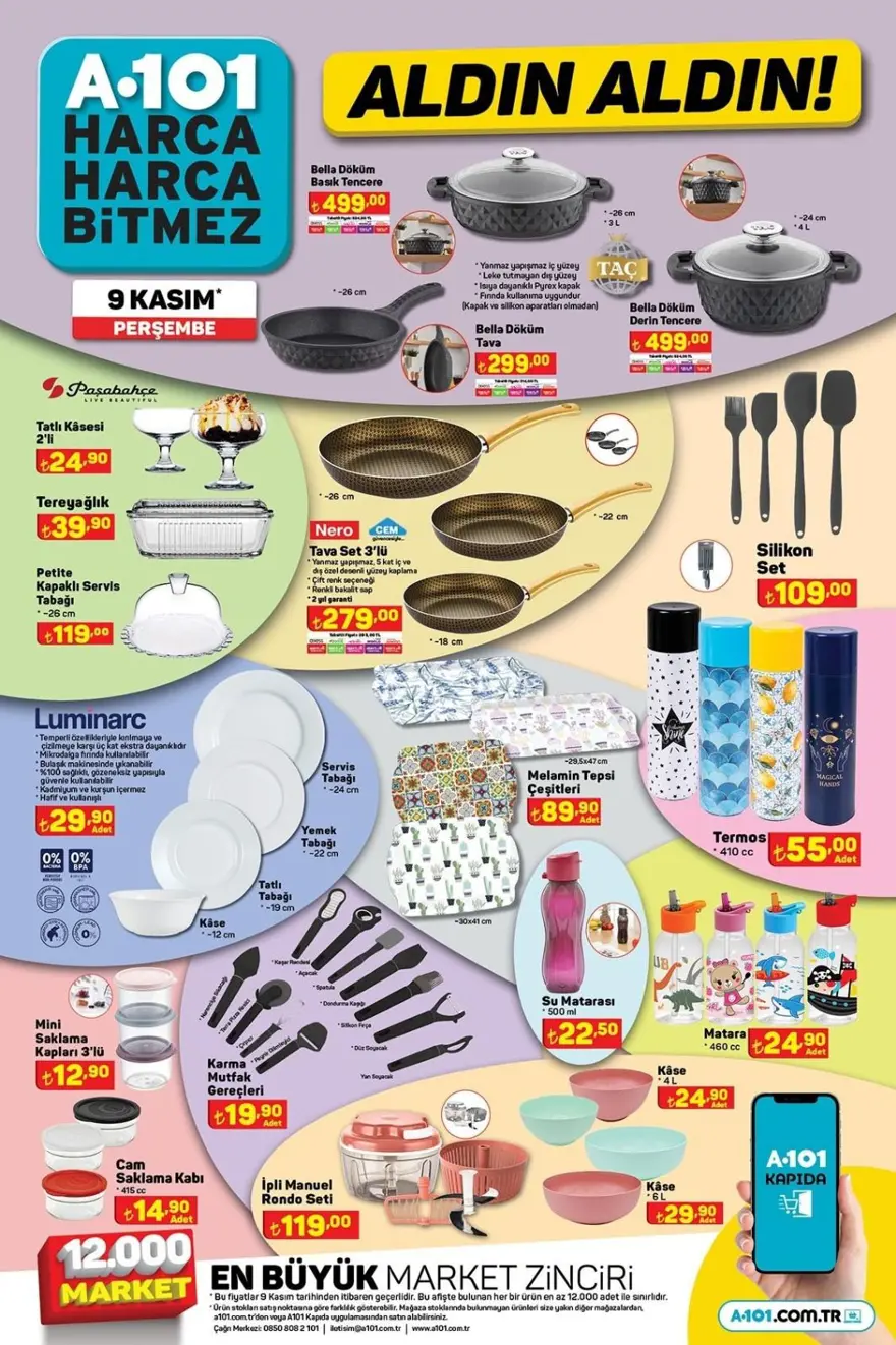 A101 marketten bu haftaya özel yeni indirimli ürünler listesi: Birçok üründe fırsat indirimi (9 Kasım A101 aktüel ürünler kataloğu) 10
