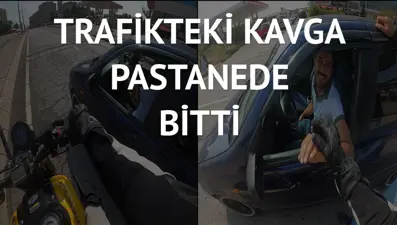 Kazadan kurtuldular, çay içmeye gittiler