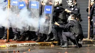 ‘Gaz’ı biten polise örtülü destek